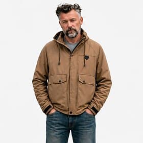 Unisex Leichte Jacke Outdoor Wasserdicht UV-Sonnenschutz Mit Kapuze Locker Frühling Vintage Lässig Hoher Ausschnitt Kurz Braun Jacken
