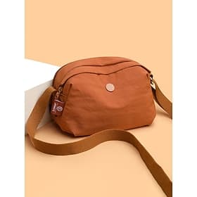 Sac bandoulière imperméable en nylon pour femme, sac de voyage multicolore grande capacité avec plusieurs compartiments, bandoulière réglable pour les vacances