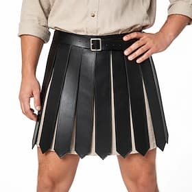 Retro Vintage Medieval Roman Pteruges Gladiator Skirt Roman Costumes Warrior Gladiator Fancy Dress Men's Halloween Carnival Masquerade Performance Renaissance