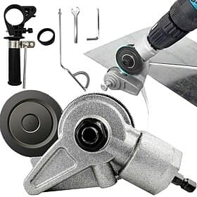 Aufsatz zum Schneiden von Metallplatten für elektrische Bohrmaschinen, Blechknibbel-Bohraufsatz zum schnellen Schneiden von Eisen, Stahl, Kupfer und Aluminium,