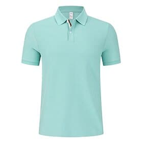 Men's Golf Polo Shirt Lake Green Short Sleeve Top Golf Attire Clothes Outfits Wear Apparel