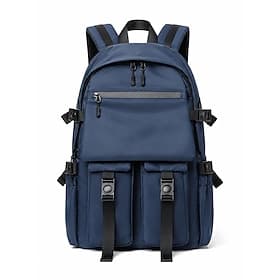 Student Large Capacity Utility Backpack for Boys Teens, Waterproof Polyester Multi Pocket School Bag, Laptop Travel Backpack for College, High School, Daily C