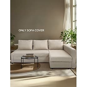 Sofa Bed Cover for Dogs,Sofa Bed Sleeper Cover, Replacement Corner Couch Slipcover with Right Chaise or Left Chaise Washable Furniture Protector FRIHETcover L