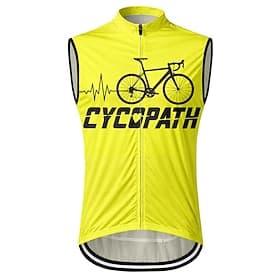 Voor heren Wielrenvest Wielrenshirt Geometrisch Mouwloos Fietsen Ves / Mouwloos Shirt Kleding Bovenlichaam met 3 achterzakken Sneldrogend Achterzak Vochtregele