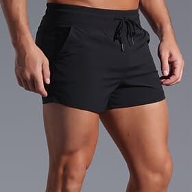 Homme Short athlétique Shorts Shorts d'été Short décontracté Avec Poches Taille Élastique Uni Confort Séchage Rapide Court Occasionnel Extérieur Plage Mode Str