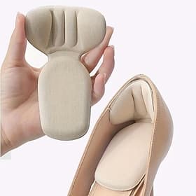 10Pcs/5 Pairs 2-in-1 High Heel Insoles for Women, Anti-Friction Adjustable Shoe Inserts Half Size Smaller, Cushioned Gel Insoles Pain Relief Comfort for Pumps