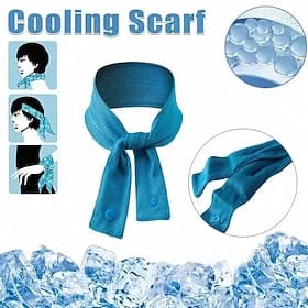 Reusable Cooling Ice Scarf Ice Scarf with A Natural Cool Feeling Sweat-wiping Towel Outdoor Ice Belt Sports Headscarf Cooling Cold Towel Outdoor Running Cyclin