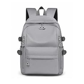 Sac à dos étudiant grande capacité, compartiments multiples, en polyester, idéal pour ordinateur portable, tablette, livres et vêtements. Il dispose de plusieu