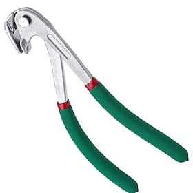 Pince à sertir robuste pour carrosserie, en acier inoxydable, poignée ergonomique verte, construction durable, outil de sertissage des bords de porte, pince po