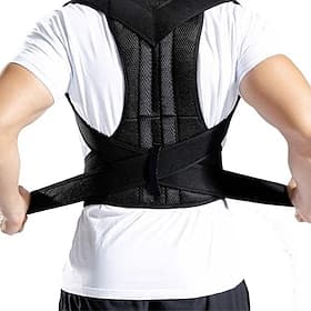 Correcteur de posture dorsal complet et robuste pour hommes Ceinture lombaire ajustable pour femmes, soutien de la colonne vertébrale, correction de la cyphose