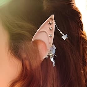 Rétro Vintage Médiéval Renaissance Oreilles Fée Déguisement Femmes Fantaisie Halloween Carnaval Adulte Plus d'accessoires