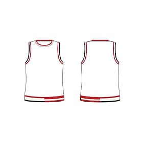 Femmes T-shirt POLO Blanc Rouge Sans manches Top Vêtements de golf pour femmes, tenues, vêtements