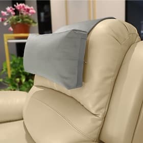 Non-Slip Head Pillow for Recliners - Neck Support Cushion with Velvet Cover for Pain Relief at Home, Office and Travel