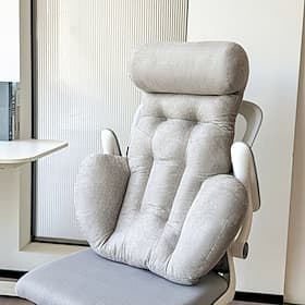 cou tout-en-un Coussin de soutien lombaire, coussin dorsal ergonomique enveloppant 3D, dossier ultra-doux et confortable pour chaise de bureau, siège auto, cha
