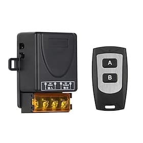 Interrupteur de télécommande sans fil 12 V CC, 24 V, 36 V et 48 V, récepteur relais haute puissance avec émetteur RF à 2 boutons pour éclairages LED, pompes à