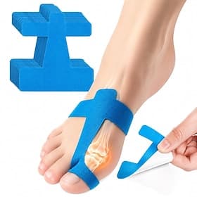 Pre-Cut Bunion Corrector Kinesiology Tape, 20/40pcs Breathable Stretch Kinesiology Tape, Self-Adhesive Valgus Support Big Straightener, Latex-Free Elastic Toe
