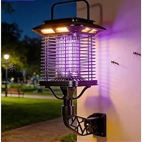 Destructeur d'insectes solaire d'extérieur, destructeur de moustiques solaire, batterie rechargeable, destructeur d'insectes électrique étanche pour terrasse,