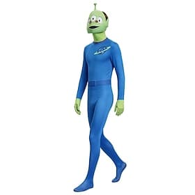 Film de jouets Alien vert Tenues Costume élégant Combinaisons Cosplay for Homme Adulte Halloween Carnaval Performance Comic-Con Salon de l'Anime