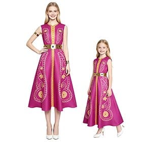 Princesse Sofia Robe Elégante Film Cosplay for Femmes Enfant Adulte Halloween Carnaval Semaine du livre Performance Comic-Con Salon de l'Anime