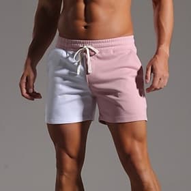 Homme Short actif Shorts de survêtement Shorts Shorts d'été Cordon de serrage Avec Poches Taille Élastique Couleur Contrastée Court Occasionnel Quotidien Extér