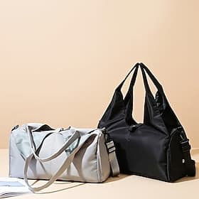 Sac de yoga, sac de sport et de fitness pour femme avec compartiment à chaussures, sac de voyage pour courts trajets, sac de voyage grande capacité et sac de r