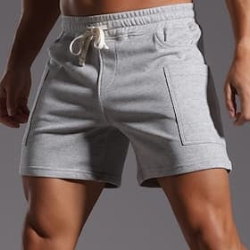 Homme Short athlétique Shorts de survêtement Shorts Short décontracté Cordon de serrage Avec Poches Taille Élastique Uni Confort Respirant Court Extérieur Plag