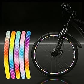 Eclairage de Velo Pendentif réfléchissant Bandes / Bâtons Réfléchissantes Vélo Cyclisme Étanche Léger Durable - Multicolore