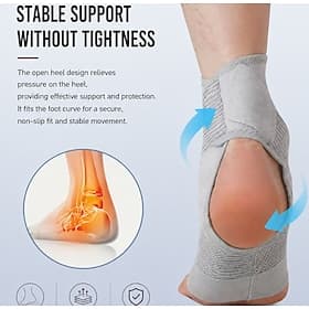 Cheville de soutien respirante avec sangle de compression ajustable, manchon élastique pour le sport, la course à pied, la récupération après une entorse, le s