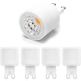 Ampoules LED G9 dimmables 3 W, remplacent les ampoules halogènes 30 W, spot LED G9, angle de faisceau 40°, 230 V CA, pour plafonnier, lot de 5