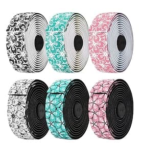 Guidoline Cyclisme Résistant à l'usure Anti-dérapant Confortable Sécurité Pour Vélo de Route Vélo tout terrain / VTT Cyclisme PU Noir Blanche Rose