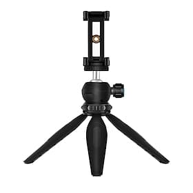 mini trépied pour téléphone trépied de table portable pour appareil photo avec rotule à 360 degrés Support de téléphone pour iPhone, Android, Samsung, idéal po