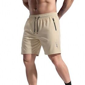 Homme Short athlétique Shorts Shorts d'été Short décontracté Cordon de serrage Avec Poches Taille Élastique Uni Court Quotidien Extérieur Vêtements de rue Spor