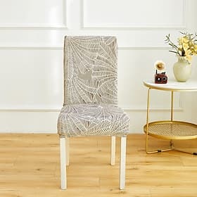High Stretch Chair Covers for Dining Chairs, Washable Dining Chair Covers Set of 1/4/6, Soft Kitchen Chairs Seat Covers, Parsons Chair Slipcovers Protectors fo