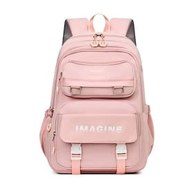 Sac à dos scolaire pour étudiantes, cartable en polyester imperméable, grande capacité, joli cartable à plusieurs compartiments pour adolescentes, sac de voyag