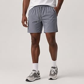 Short décontracté pour homme, tissu léger à séchage rapide, gris clair