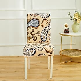 High Stretch Chair Covers for Dining Chairs, Washable Dining Chair Covers Soft Kitchen Chairs Seat Covers, Parsons Chair Slipcovers Protectors for Home Hotel R