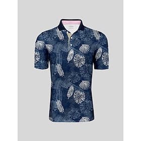 Homme T-shirt POLO Bleu de minuit Manche Courte Top Tenue de golf Vêtements Tenues Porter des vêtements