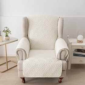 Housse de fauteuil tigre résistante, facile à nettoyer, coussin de canapé adapté aux animaux, protection de canapé avec matelassage en losanges, respirante pou
