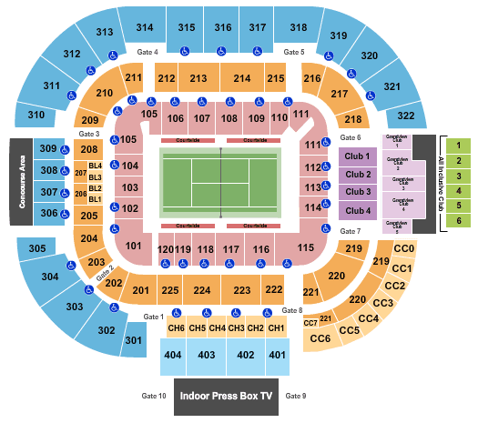 Cincinnati Open Tennis - Session 2