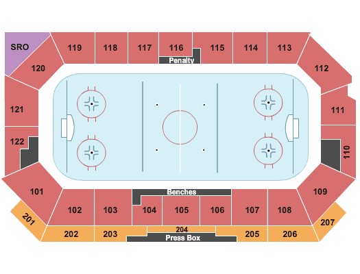 Colorado College Tigers vs. Miami (OH) Redhawks Hockey
