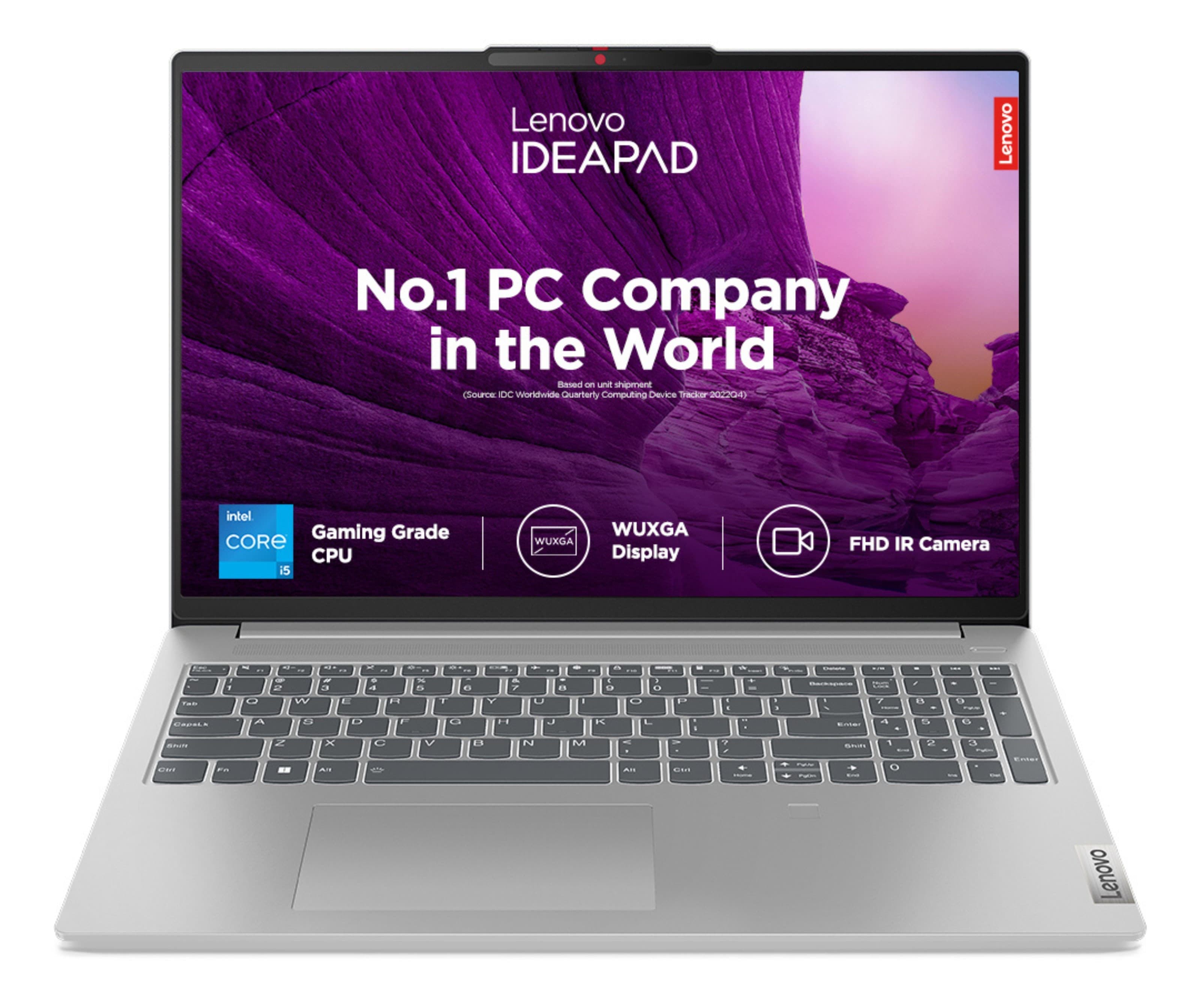 Lenovo IdeaPad Slim 5- Intel i5, 16 GB RAM, 512 SSD, Cloud Grey - Laptop - Intel® Core™ i5 - 512 GB SSD - 16 GB RAM - Windows 11 Home | 82XFXA05IN