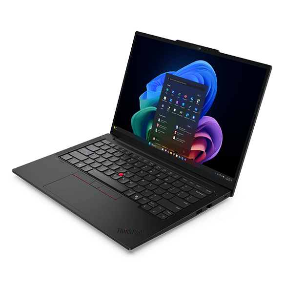 Lenovo ThinkPad E14 Copilot+ PC, Eclipse Black - Business Laptop - Intel® Core™ Ultra 7 258V - 512 GB SSD - 32 GB RAM | 21U3S1FD00