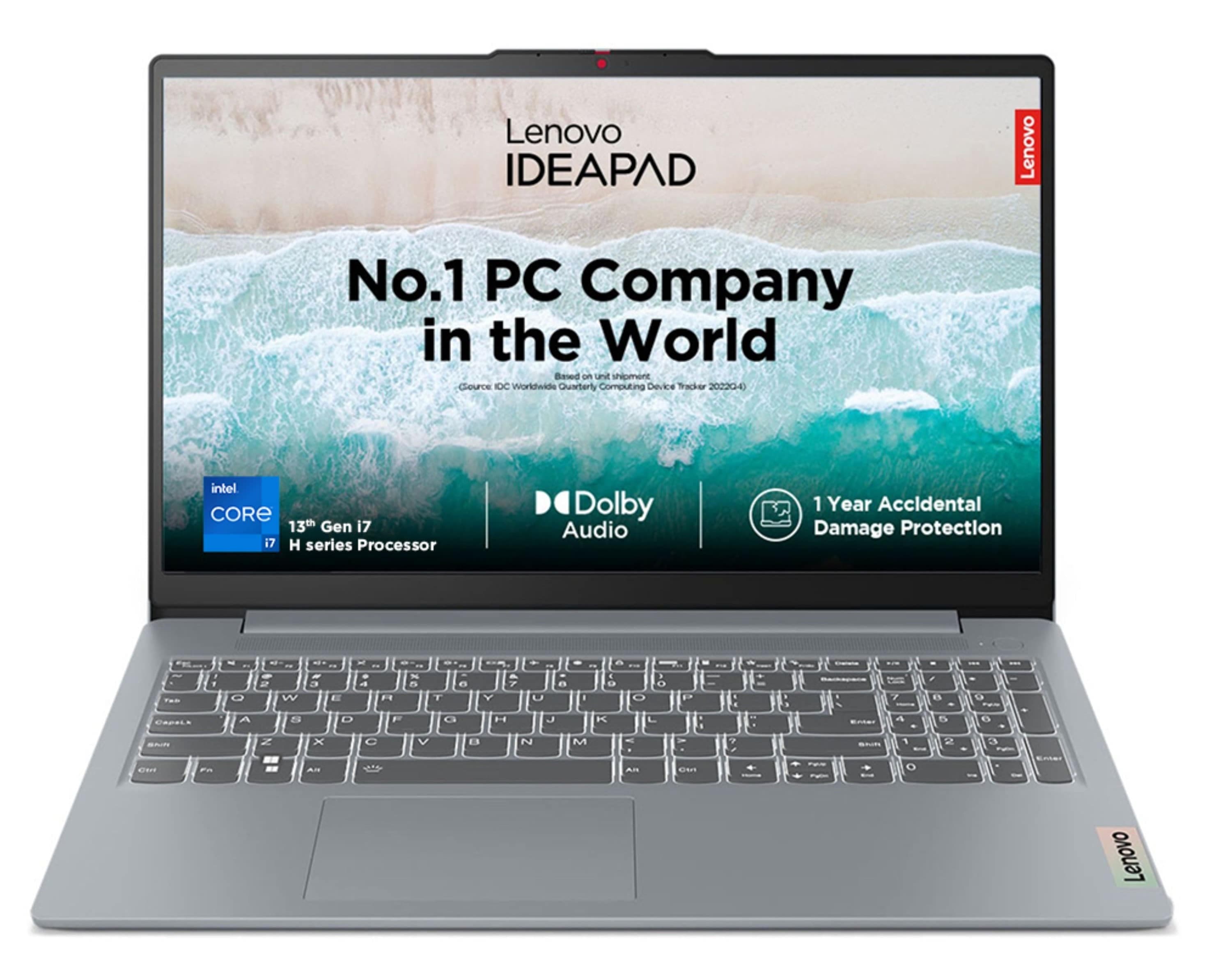 Lenovo IdeaPad Slim 3 -Intel i7,16 GB RAM,512 SSD, Arctic Grey - Laptop - Intel® Core™ i7 - 512 GB SSD - 16 GB RAM - Windows 11 Home | 83EMXA10IN