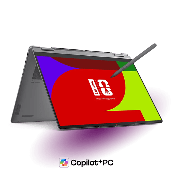 Lenovo Yoga 7 2 Copilot+ PC, Luna Grey - Laptop - Intel® Core™ Ultra 5 322 - 512 GB SSD - 16 GB RAM - 35.56cms - Windows 11 Home | 83TCCTO1WWIN1