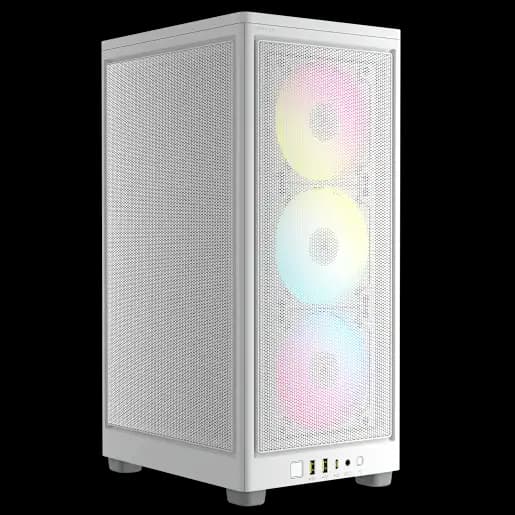 CORSAIR Case per PC Mini-ITX 2000D RGB AIRFLOW - Bianco