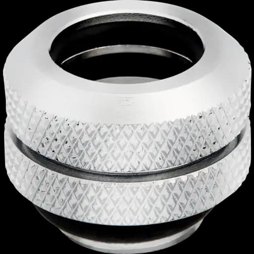 CORSAIR Raccordo diametro esterno 12 mm Hydro X Series XF Hardline Pacco da quattro - Cromato