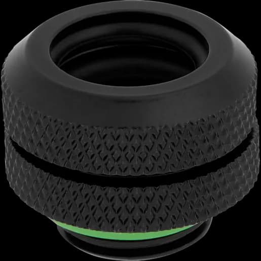 CORSAIR Raccordo diametro esterno 12 mm Hydro X Series XF Hardline Pacco da quattro - Nero