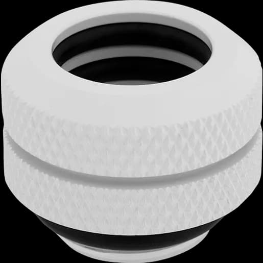 CORSAIR Raccordo diametro esterno 12 mm Hydro X Series XF Hardline Pacco da quattro - Bianco