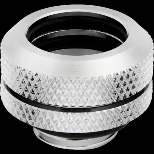CORSAIR Raccordo diametro esterno 14 mm Hydro X Series XF Hardline Pacco da quattro - Cromato
