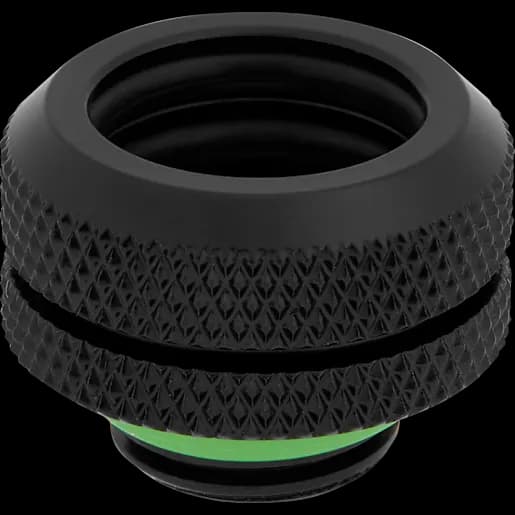CORSAIR Raccordo diametro esterno 14 mm Hydro X Series XF Hardline Pacco da quattro - Nero